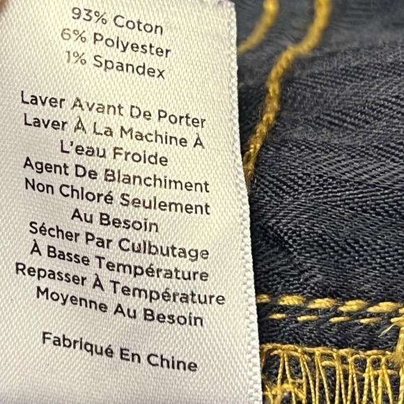 Talbots Jeans 8 Blue Denim Crop Flawless Button Hem 5 Pocket‎ Stretch Casual - Picture 8 of 9